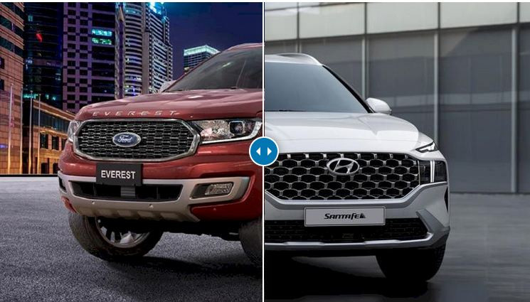 Hyundai Santafe và Ford Evrest xe nào xứng đáng 'đồng tiền bát gạo'